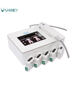 House hold Mini Focused Ultrasound  Face Anti-Wrinkle & Body Slimming Hifu Machine