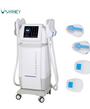 4 Handles Ems Sculpting Electromagnetic Muscle Stimulation Fat Burning Machine