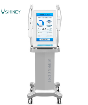 2022 New Arrival New multifunctional ultrasonic therapeutic Machine  Radio Frequency Face skin Lifting Anti-wrinkle SUPER GUN II device